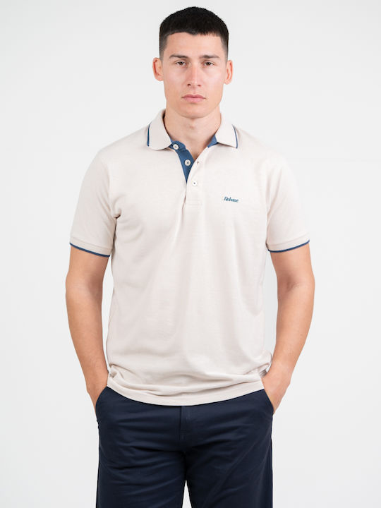 Rebase Polo T-shirt Lt Beige Melange RPS-3064