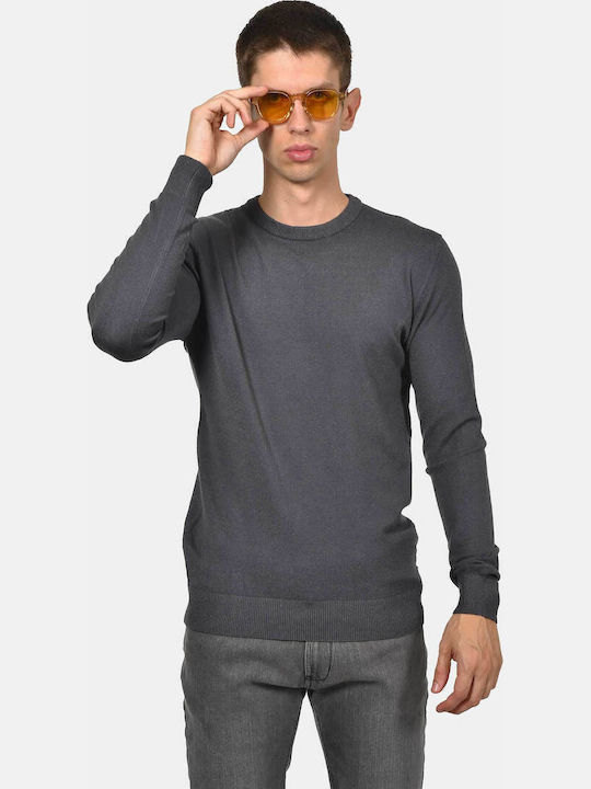Berto Lucci Berto Lucci Men's Sweater Anthracite