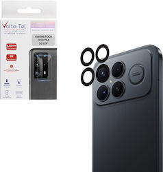 Volte-Tel Glass Cover Προστασία Κάμερας Tempered Glass Μαύρο για το Xiaomi Poco F8 Ultra 5g Volte-Tel Glass Cover Προστασία Κάμερας Tempered Glass Μαύρο για το Xiaomi Poco F8 Ultra 5g