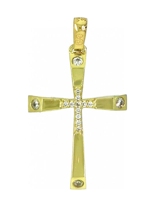 Mertzios.gr Gold Kreuz ohne Kette