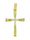 Mertzios.gr Gold Kreuz ohne Kette