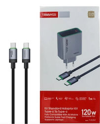 Tranyoo T-EU8C 120W με Καλώδιο USB-C