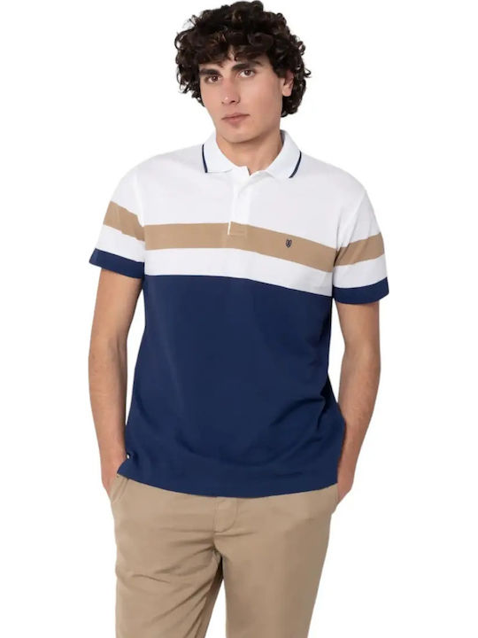 The Bostonians Acorn Polo Blue Blouse