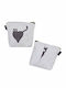 Τσαντάκι Νεσεσέρ Υφασμάτινο Bolsalino 261 22x18 White-grey Kentia