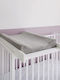 Hard Changing Pad Cu Husă Din Lemn Alb Pentru Pat 51x86cm
