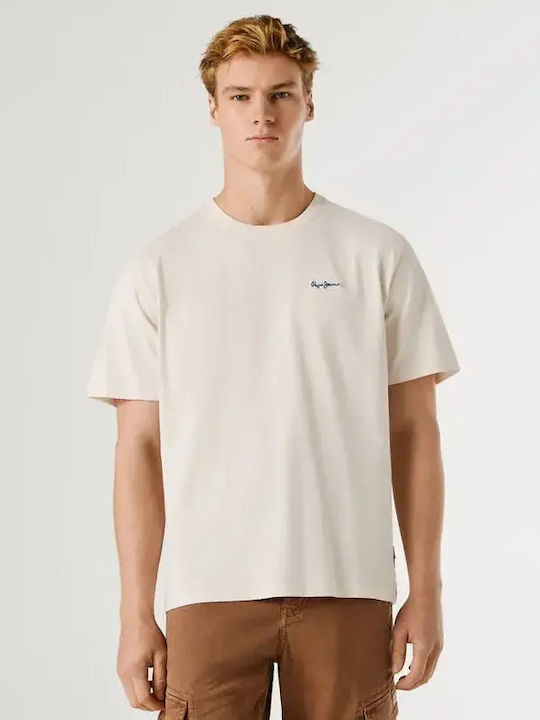 T-Shirt Elfenbein Weiß