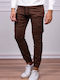 Men's Trousers Cargo Elastic Regular Fit Camel