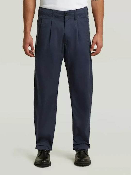 G-Star Raw Pleated Chino Trousers in Loose Fit ...