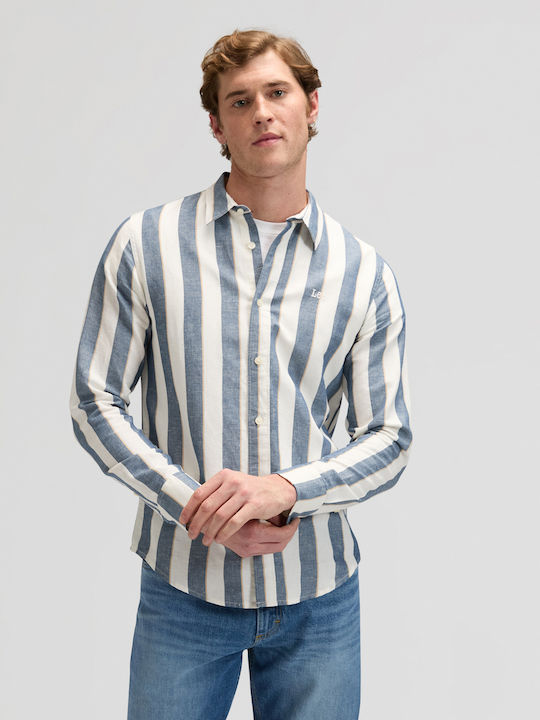 Lee Κοντομάνικο Πουκάμισο σε Κανονική Γραμμή Ρι...