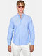 Long Sleeve Shirt in Regular Fit Light Blue