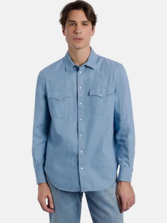 Dondup Πουκάμισο Baby Blue