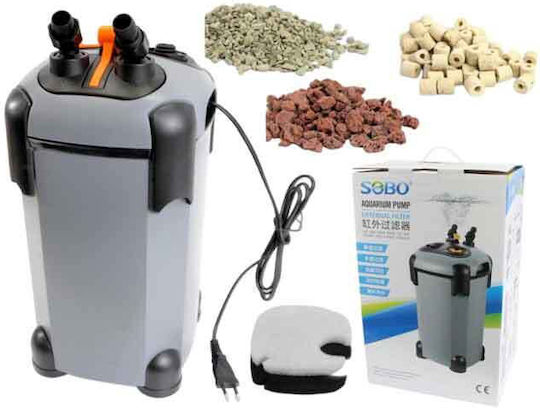 External Filter for Aquariums with Capacity up to 200lt with Power 9W