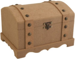 Сандък MDF 21x16x13см