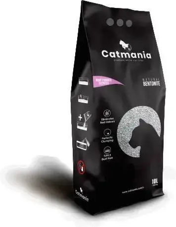 Catmania Cat Litter Bentonite with Baby Powder Scent 10lt