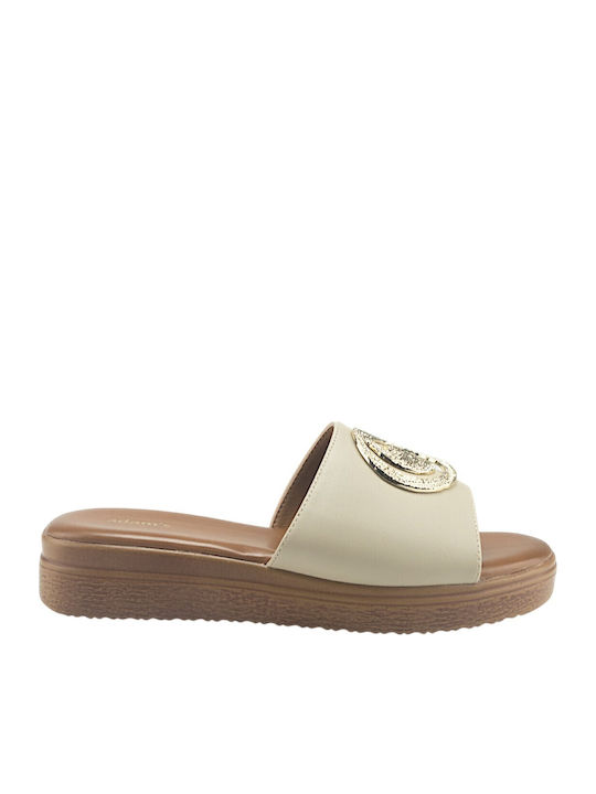 Adam's Shoes Γυναικεία Σανδάλια Μπεζ