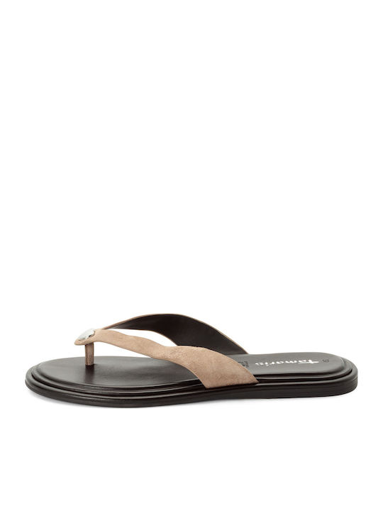 Tamaris Leather Women's Sandals Beige
