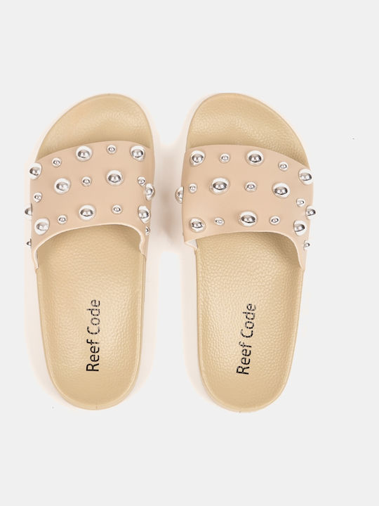 Women's Flat Sandals Beige