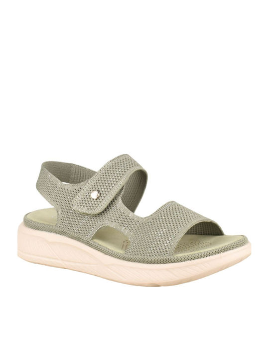Amarpies Women's Anatomic Green Sandals