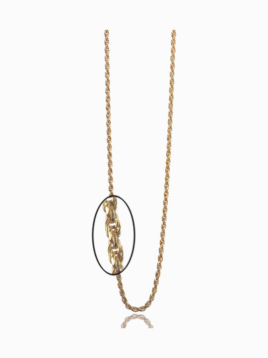 Women's Silver Gold Plated Spiral Neck Chain
