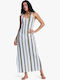 Summer Maxi Knitted Dress with Slit Nalu Sunset