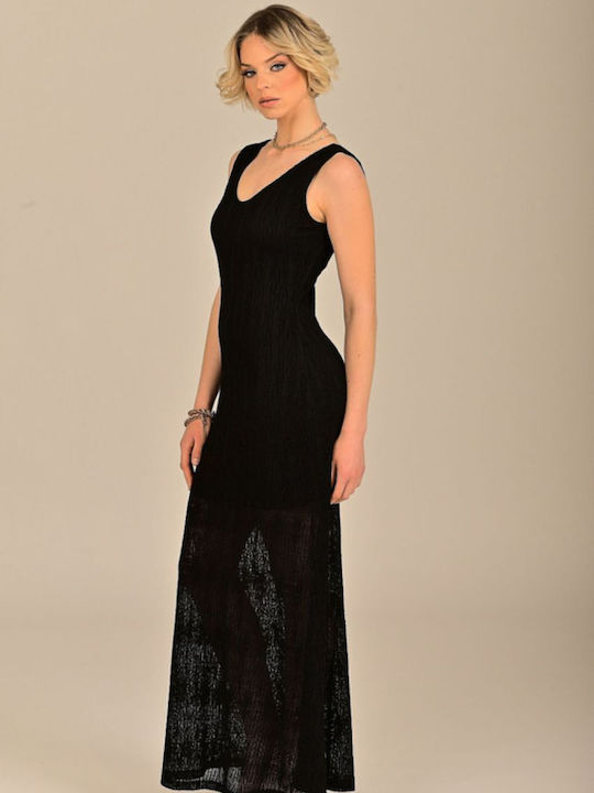 Paranoia Lace Dress Evening Black