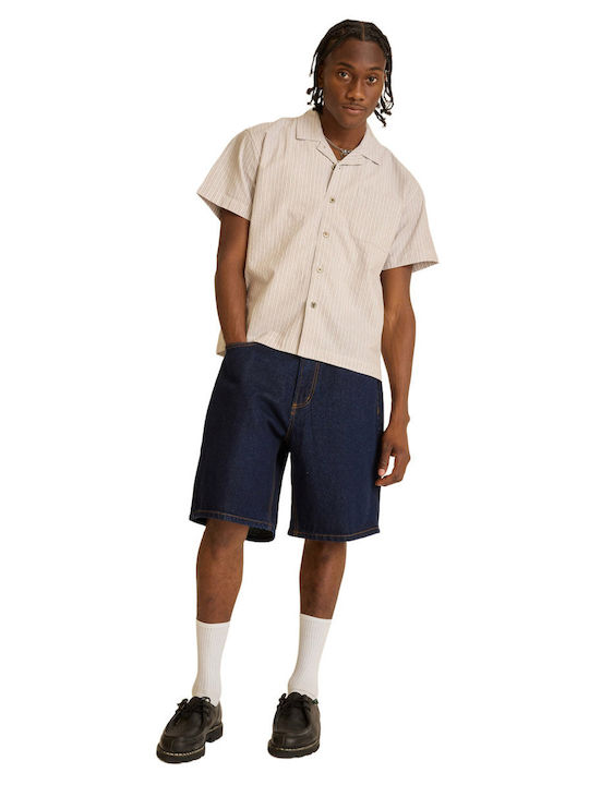 Obey Obey Herren Denim Shorts Blau