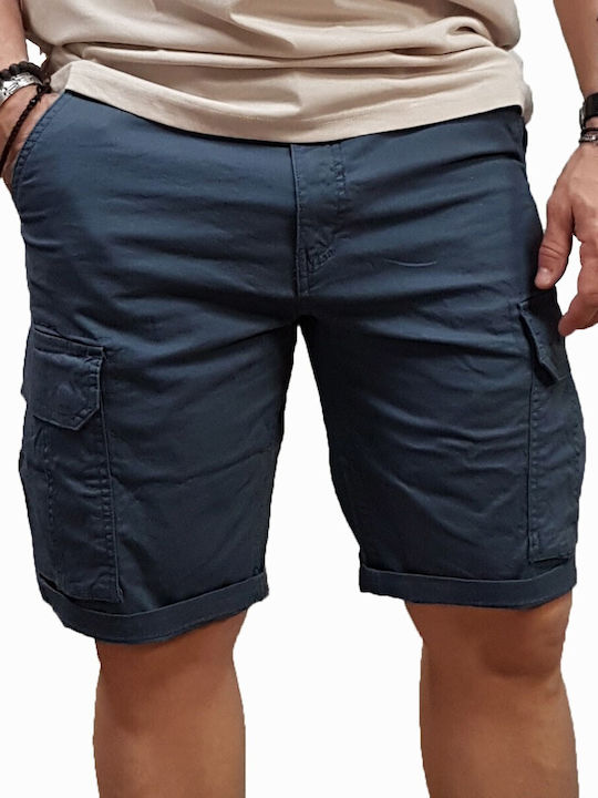 Rebase Ανδρική Βερμούδα Cargo Old Blue