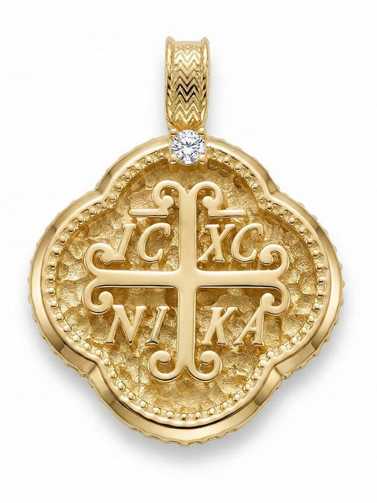 Pendant Kids Charm Double Sided Silver PR191
