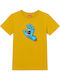 Kids T-shirt Yellow Screaming Hand