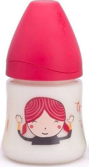 Suavinex Plastic Baby Bottle Anti-colic with Silicone Teat for 0+ Months Red 150ml