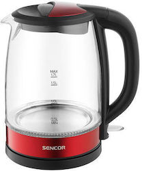 Sencor SWK 7401RD 1.7lt με Ισχύ 2200W Γκρι