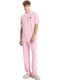 Damen Stoffhose mit Gummiband Rosa