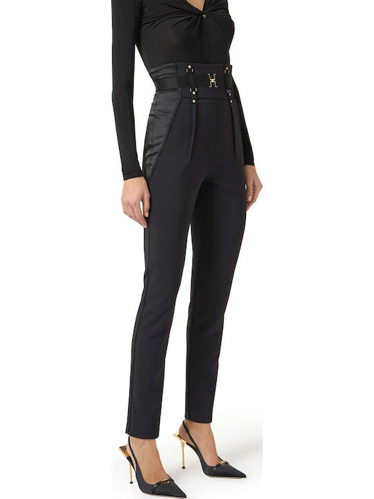 Women's Fabric Trousers Black