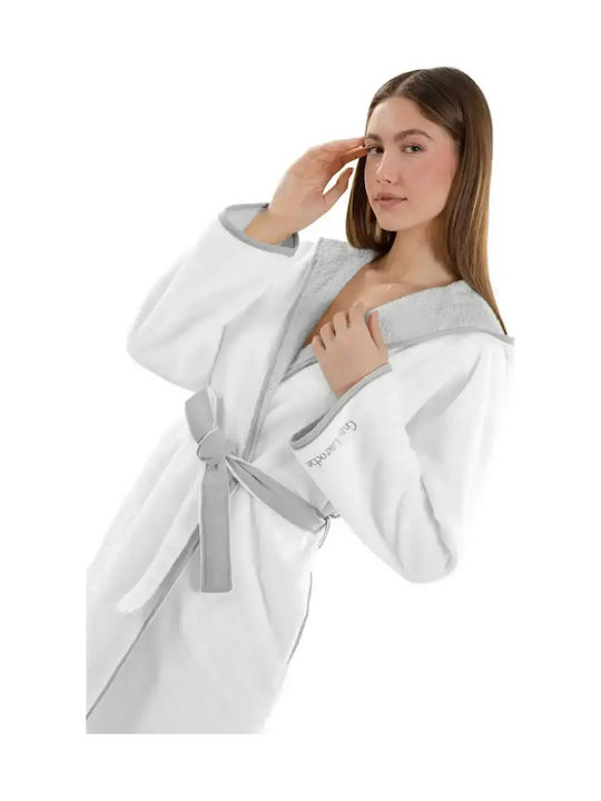 Guy Laroche New Comfy Women's Bathrobe Hooded P...