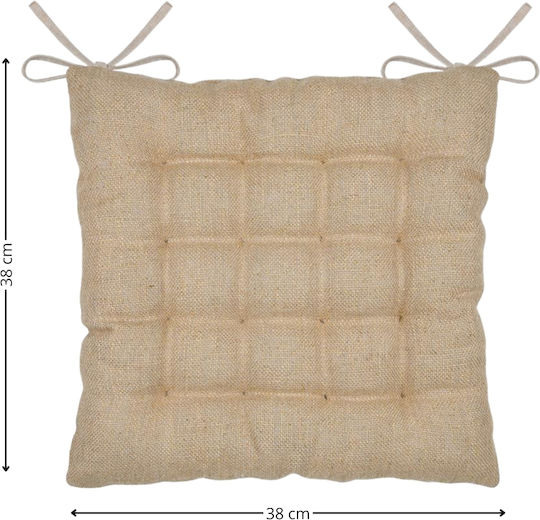 Josepha Възглавници За Градински Столове Jute 38x38см Josepha Възглавници За Градински Столове Jute 38x38см