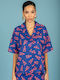 Short Sleeve Women's Shirt Blue