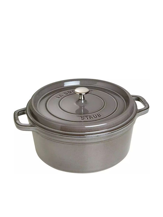 Staub Γάστρα Στρογγυλή Μαντεμένια 28.7x27.1cm 2.6lt