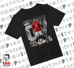 Cristiano Ronaldo T-shirt Μαυρο Cristiano Ronaldo T-shirt Μαυρο