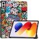 Smartcase Flip Cover Xiaomi Redmi Pad 2 Pro 12.1 Inch Graffiti