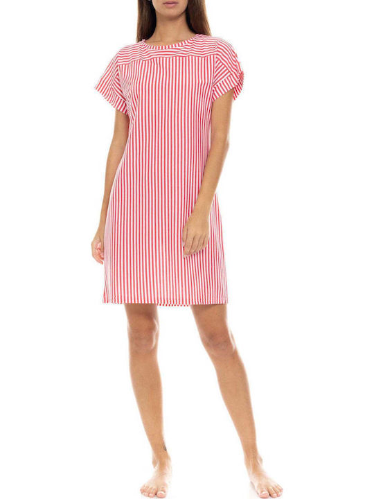 Pink Label Cămașă de Noapte de Vară pentru Femei Rainbow