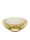 Raki Wicked Bol De Fructe Metalic Auriu 25x25x13cm