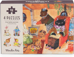 Kinderpuzzle für 3+ Jahre 12 Teile Moulin Roty Kinderpuzzle für 3+ Jahre 12 Teile Moulin Roty