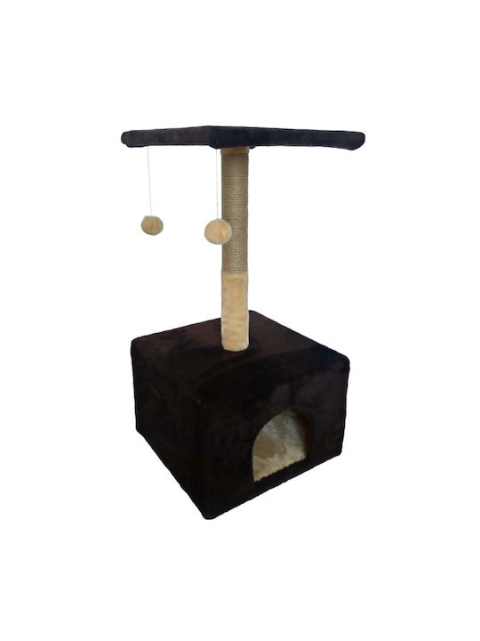 Play Set Cats Tower Type Platform House Tassels Brown