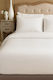 Hotel Bettlaken Halbdoppel 160x250 52% Baumwolle 48% Polyester Cosmin Weiß