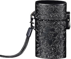 Retro Metallische Zigarettenpackungshalter Wasserdicht Schwarz Retro Metallische Zigarettenpackungshalter Wasserdicht Schwarz