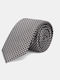 Hugo Men's Silk Printed Tie In Black Colour