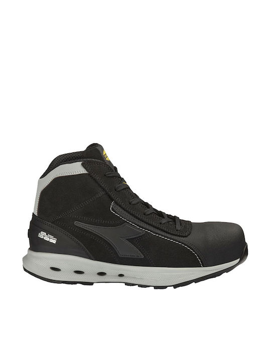 Utility Diadora Pro Glove A Box Μποτάκι Ασφαλείας Μαύρο S3S με Πιστοποίηση ESD , FO , HRO,SR