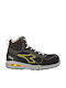 Utility Diadora A Box Mid Sicherheitstiefel Schwarz S3S mit ESD, FO, SR Zertifizierung