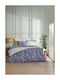 Aigaion Set Bed Sheet with 2 Pillowcases Super-Double with Rubber Hugger 160x200+35cm 3 (3 Pieces)