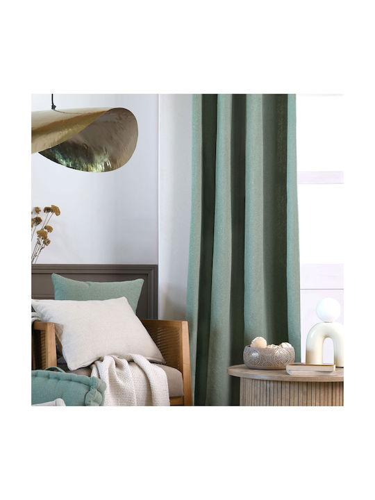Vorhang mit Grommets Monaco Sauge 140x260cm